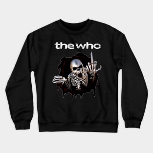 vintage horror the who band Crewneck Sweatshirt